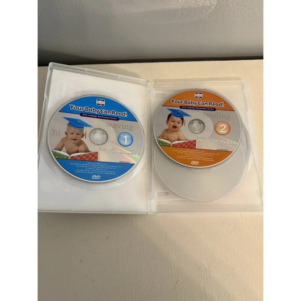 Your Baby Can Read Kit ENGLISH Reading System 4 DVD, 4 BOOKS, 20 CARDS New Read